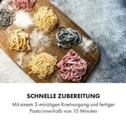 Pastamania Nudelmaschine 260W 7 Aufsätze 500 G 60 DB LED 14 Pastamania Nudelmaschine 260W 7 Aufsätze 500 G 60 DB LED -Haushaltsgeräte Store 10034566 de 0005 logo