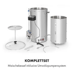 Brauheld Pro Maischekessel 2500W 35L 30-100°C Umwälzpumpe Edelstahl 16 Brauheld Pro Maischekessel 2500W 35L 30-100°C Umwälzpumpe Edelstahl -Haushaltsgeräte Store 10034587 de 0006 logo