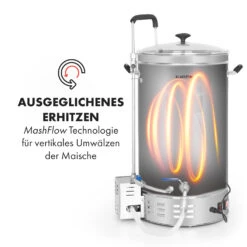 Brauheld Pro Maischekessel 3300W 45L 30-100°C Umwälzpumpe Edelstahl -Haushaltsgeräte Store 10034588 de 0004 logo
