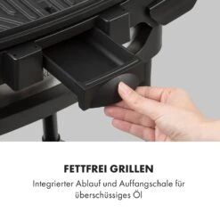 Gatsby Elektrogrill 2000W Antihaft-Grillfläche Seitentische Schwarz -Haushaltsgeräte Store 10034706 de 0008 logo