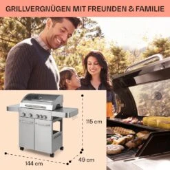 Valkyrie Gasgrill 4x3,5 KW + 3,15 KW Brenner 74x44 Cm Grill Edelstahl 15 Valkyrie Gasgrill 4x3,5 KW + 3,15 KW Brenner 74x44 Cm Grill Edelstahl -Haushaltsgeräte Store 10034715 de 0006 usp