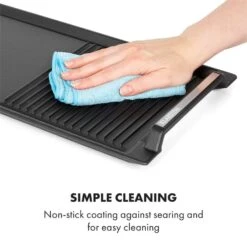 Delicatessa Grill Pan Grillplatte Induktionskochfeld Zubehör 43,5x23cm -Haushaltsgeräte Store 10034722 yy 0005 logo Klarstein Delicatessa Grill Pan Grillplatte