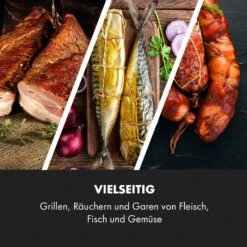 Pasadena Gas-Räuchergrill 2,5 KW Heizleistung 180 °C / 350 °F Max. 15 Pasadena Gas-Räuchergrill 2,5 KW Heizleistung 180 °C / 350 °F Max. -Haushaltsgeräte Store 10034818 de 0004 logo