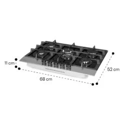 Alchemist 5 Zonen Gaskochfeld Aluminium-Brenner Glaskeramik Schwarz 19 Alchemist 5 Zonen Gaskochfeld Aluminium-Brenner Glaskeramik Schwarz -Haushaltsgeräte Store 10034970 yy 0011 dimensions