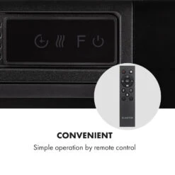 Vulsini Elektro-Kamin 1900 W LED-Technik Fernbedienung -Haushaltsgeräte Store 10035037 uk 0004 logo Klarstein Vulsini Elektrischer Kamin schwarz