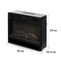 Vulsini Elektro-Kamin 1900 W LED-Technik Fernbedienung -Haushaltsgeräte Store 10035037 yy 0009 logo Klarstein Vulsini Elektrischer Kamin schwarz