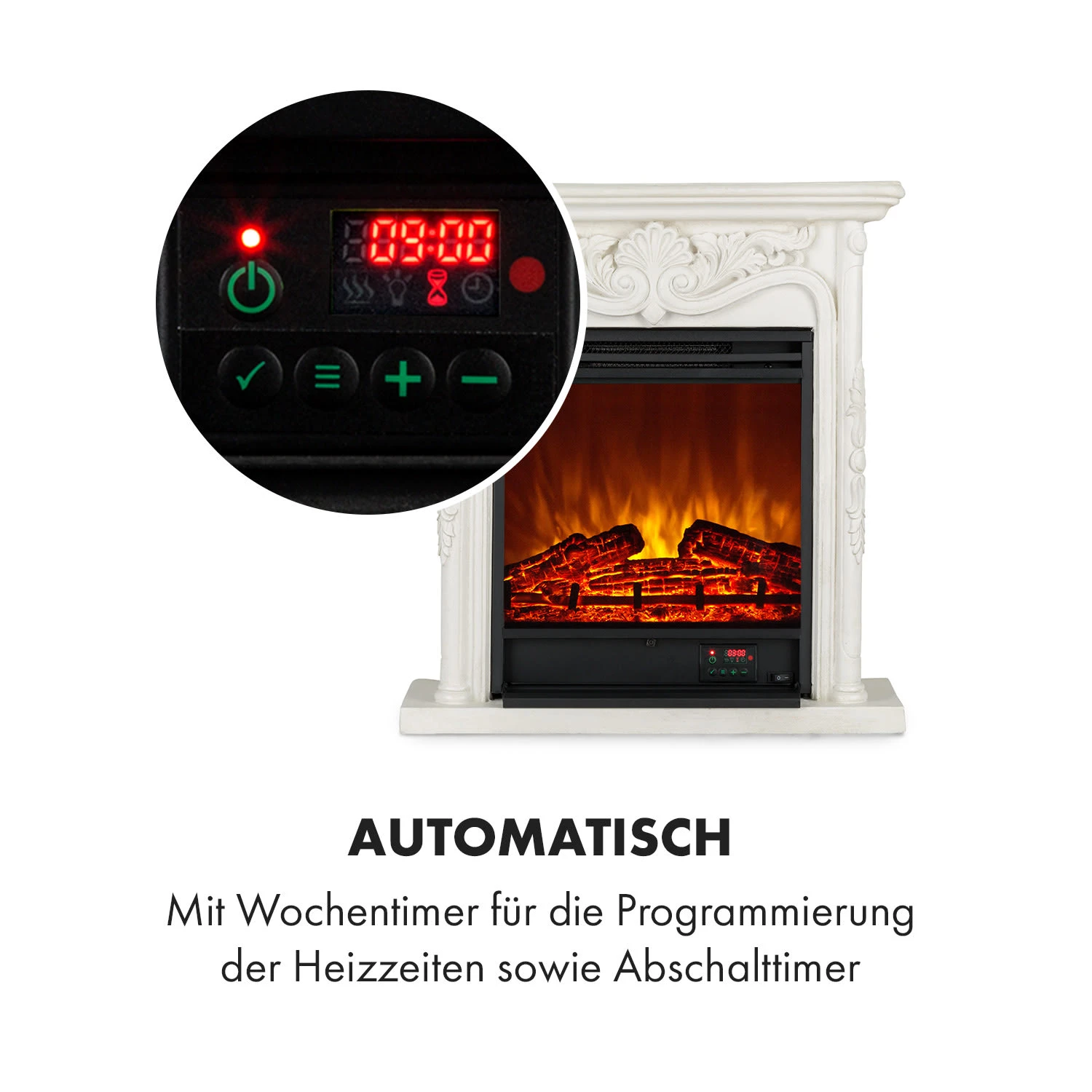 Etna Pozzolana Elektrokamin 1800W Wochentimer Fernbedienung 7 Etna Pozzolana Elektrokamin 1800W Wochentimer Fernbedienung – Bild 5