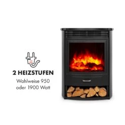 Bormio S Smart Elektrokamin 950/1900W Thermostat Wochentimer -Haushaltsgeräte Store 10035088 de 0004 logo