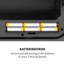 Touchless Black Stainless Steel Müllsammler Sensor 72L 4 Behälter ABS / PP / Edelstahl Schwarz -Haushaltsgeräte Store 10035097 de 0008 logo