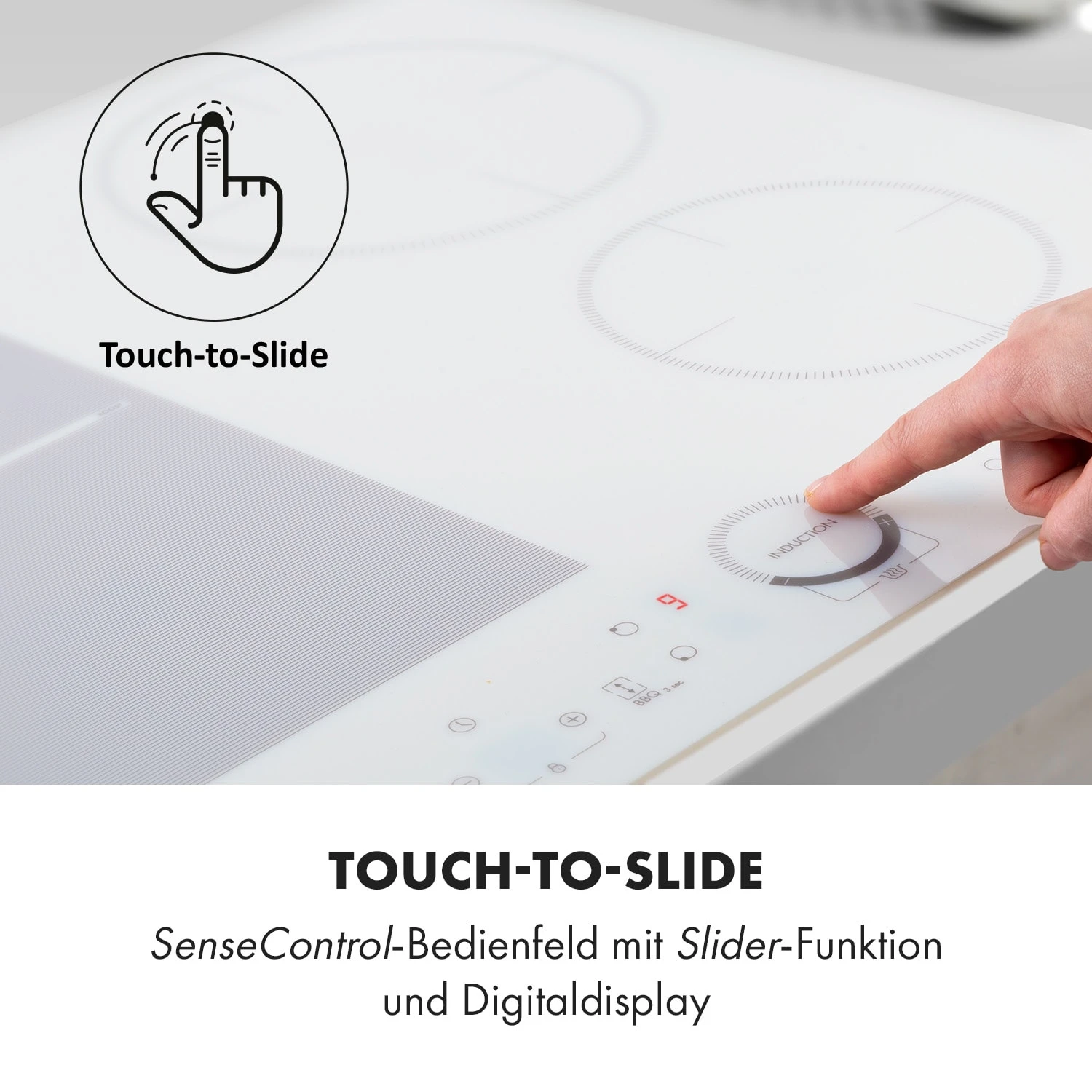 Delicatessa 60 Hybrid Einbaukochfeld Induktion 4 Zonen 7000W 7 Delicatessa 60 Hybrid Einbaukochfeld Induktion 4 Zonen 7000W – Bild 5