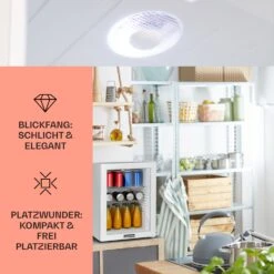 Brooklyn 42 Mini-Kühlschrank Glastür LED Ablage 12 Brooklyn 42 Mini-Kühlschrank Glastür LED Ablage -Haushaltsgeräte Store 10035227 DE 0003 usp