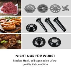 Kraftprotz Elektrischer Fleischwolf 700 W Kupfermotor Hack Wurst Kebbe Edelstahl 12 Kraftprotz Elektrischer Fleischwolf 700 W Kupfermotor Hack Wurst Kebbe Edelstahl -Haushaltsgeräte Store 10035233 de 0003 logo