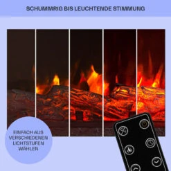 Zermatt Elektrischer Kamin 900/1800W Thermostat Flammenillusion 15 Zermatt Elektrischer Kamin 900/1800W Thermostat Flammenillusion -Haushaltsgeräte Store 10035264 de 0007 usp