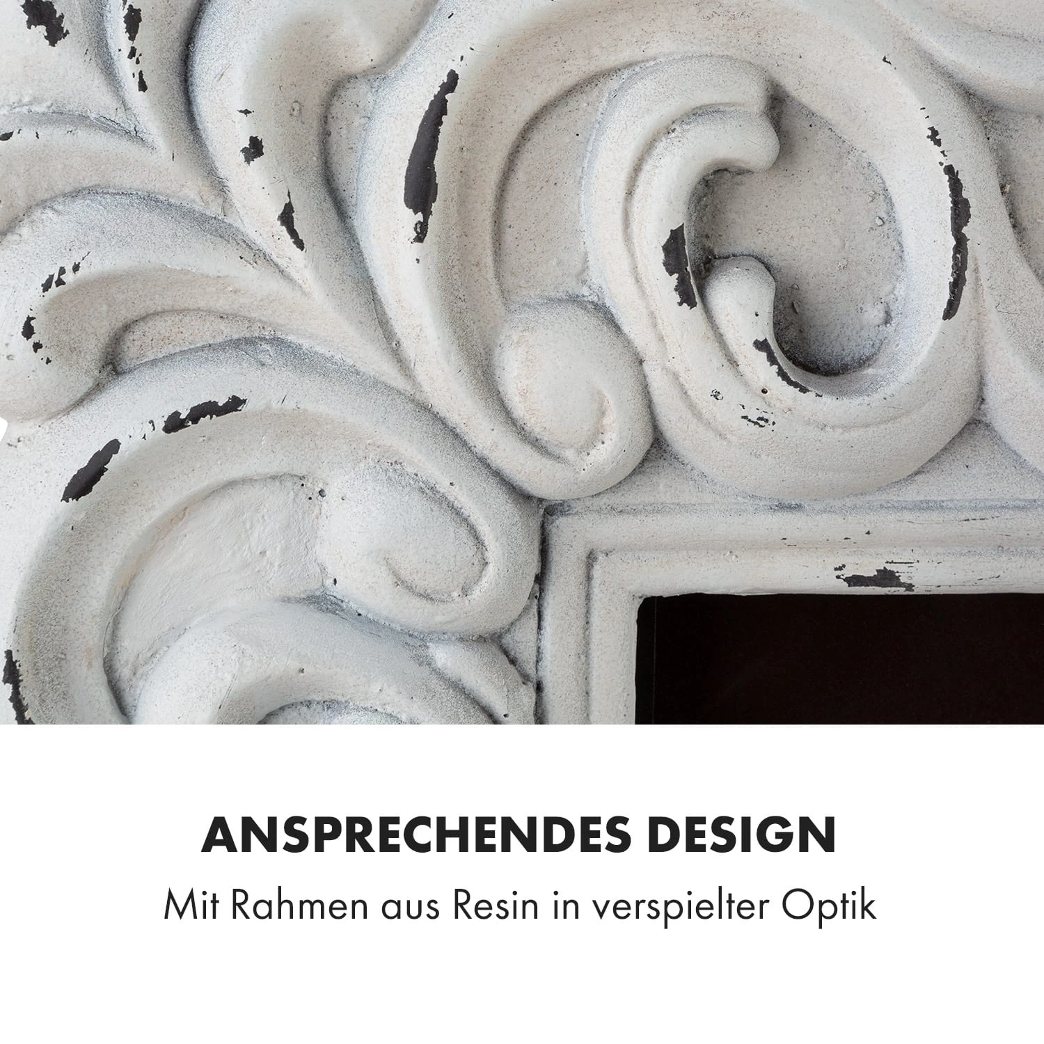 Alpbach Snow Elektrischer Kamin 1800W 2 Heizstufen 65 Cm Weißer Rahmen 7 Alpbach Snow Elektrischer Kamin 1800W 2 Heizstufen 65 Cm Weißer Rahmen – Bild 5