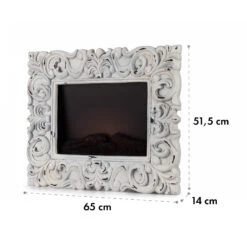 Alpbach Snow Elektrischer Kamin 1800W 2 Heizstufen 65 Cm Weißer Rahmen 17 Alpbach Snow Elektrischer Kamin 1800W 2 Heizstufen 65 Cm Weißer Rahmen -Haushaltsgeräte Store 10035315 yy 0008 logo Klarstein Alpbach Snow Elektrischer Kamin weiss