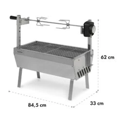 Sauenland Mini Rotisserie-Grill Drehspieß 4W 12kg Max. Edelstahl -Haushaltsgeräte Store 10035371 yy 0007 dimensions