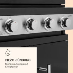 Valdosta 4.1 Gasgrill 4 X 2,8 KW + 2,5 KW Brenner Edelstahl Mobil 15 Valdosta 4.1 Gasgrill 4 X 2,8 KW + 2,5 KW Brenner Edelstahl Mobil -Haushaltsgeräte Store 10035415 de 0006 logo