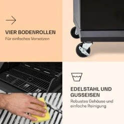 Valdosta 4.1 Gasgrill 4 X 2,8 KW + 2,5 KW Brenner Edelstahl Mobil 16 Valdosta 4.1 Gasgrill 4 X 2,8 KW + 2,5 KW Brenner Edelstahl Mobil -Haushaltsgeräte Store 10035415 de 0007 logo