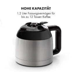 Arabica Thermoskanne Zubehör Ersatz Edelstahl Silber/schwarz 12 Arabica Thermoskanne Zubehör Ersatz Edelstahl Silber/schwarz -Haushaltsgeräte Store 10035422 de 0005 logo