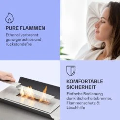 Phantasma Graca Ethanol-Kamin Rauch- & Geruchlos Bio-Ethanol -Haushaltsgeräte Store 10035456 de 0006 usp