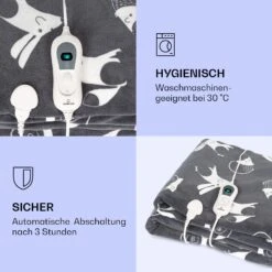 Dr. Watson XXL Heizdecke 3 Stufen Waschbar 200x180cm Coral Fleece -Haushaltsgeräte Store 10035503 de 0004 logo