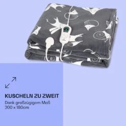 Dr. Watson XXL Heizdecke 3 Stufen Waschbar 200x180cm Coral Fleece -Haushaltsgeräte Store 10035503 de 0005 logo