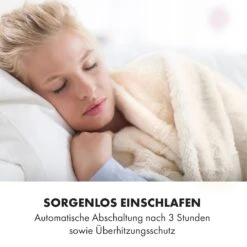 Slanket Heizdecke Mit Ärmeln 120W 155x180cm Coral Fleece -Haushaltsgeräte Store 10035504 de 0008 logo