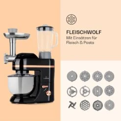 Lucia Elegance Küchenmaschine Mixer Fleischwolf 2000W BPA-frei 14 Lucia Elegance Küchenmaschine Mixer Fleischwolf 2000W BPA-frei -Haushaltsgeräte Store 10035639 de 0005 logo