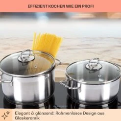 Cookbuddy Doppel-Kochfeld 2400W 5 Leistungsstufen Glaskeramik -Haushaltsgeräte Store 10035704 de 0003 usp