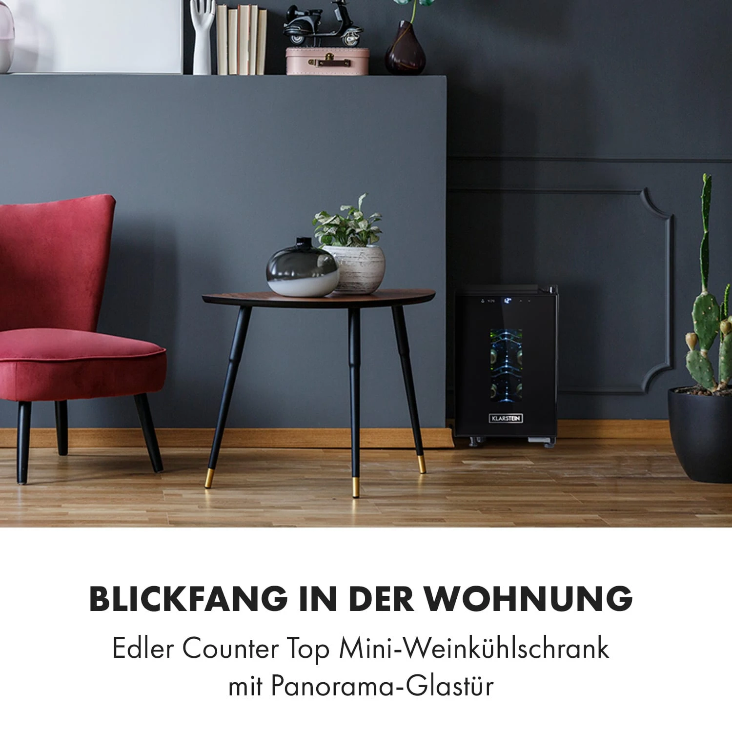 Bellevin 6 Uno Weinkühlschrank 17 Liter 11-18 °C SingleZone LED 4 Bellevin 6 Uno Weinkühlschrank 17 Liter 11-18 °C SingleZone LED – Bild 2