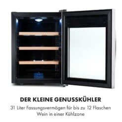 Reserva 12 Uno Weinkühlschrank 12 Flaschen 31 Liter Edelstahl -Haushaltsgeräte Store 10035859 de 0003 logo