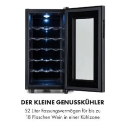 Bellevin 18 Uno Weinkühlschrank 50 Liter 11-18 °C LED Touch SingleZone -Haushaltsgeräte Store 10035863 de 0003 logo