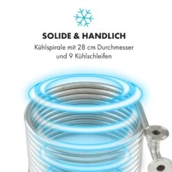 Counterflow Gegenstromkühler Ø28cm 9 Schleifen 304 Edelstahl 10 Counterflow Gegenstromkühler Ø28cm 9 Schleifen 304 Edelstahl -Haushaltsgeräte Store 10036084 de 0003 logo