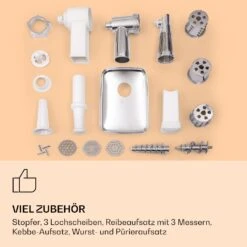 Mighty Mince Elektrischer Fleischwolf 500 - 1361 Watt 3 Lochscheiben -Haushaltsgeräte Store 10036478 de 0007 logo