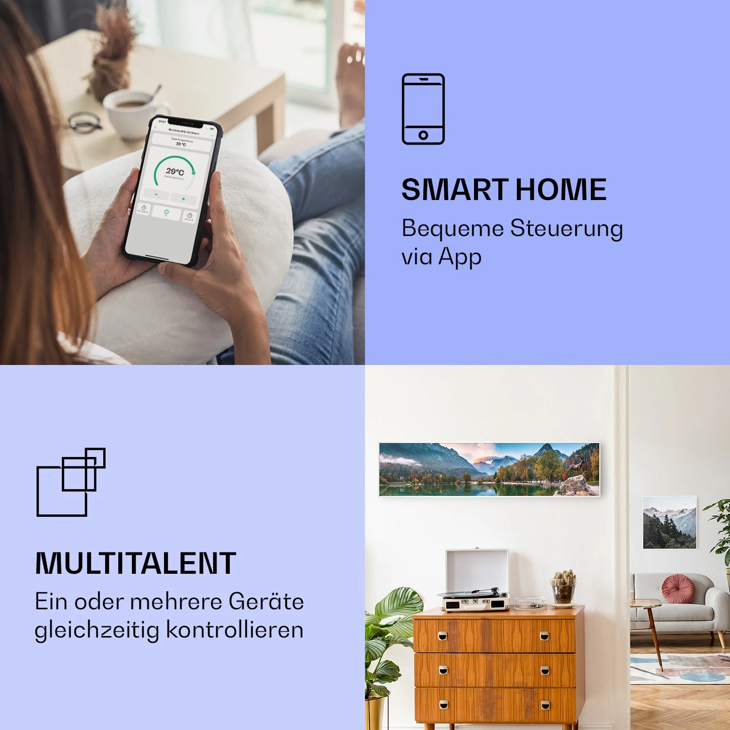 Wonderwall Air Art Smart Infrarotheizung See 120x30cm 350W 4 Wonderwall Air Art Smart Infrarotheizung See 120x30cm 350W – Bild 2