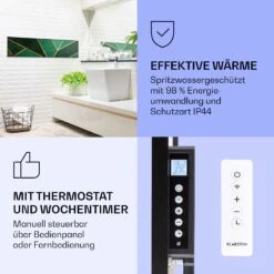 Wonderwall Air Art Smart Infrarotheizung Grüne Linie 120x30cm 350W -Haushaltsgeräte Store 10037845 de 0004 logo