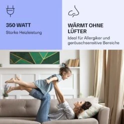Wonderwall Air Art Smart Infrarotheizung Grüne Linie 120x30cm 350W -Haushaltsgeräte Store 10037845 de 0005 logo