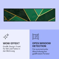 Wonderwall Air Art Smart Infrarotheizung Grüne Linie 120x30cm 350W -Haushaltsgeräte Store 10037845 de 0006 logo