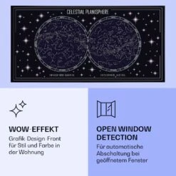 Wonderwall Air Art Smart Infrarotheizung Himmelskarte 120x60cm 700W -Haushaltsgeräte Store 10037891 de 0006 logo
