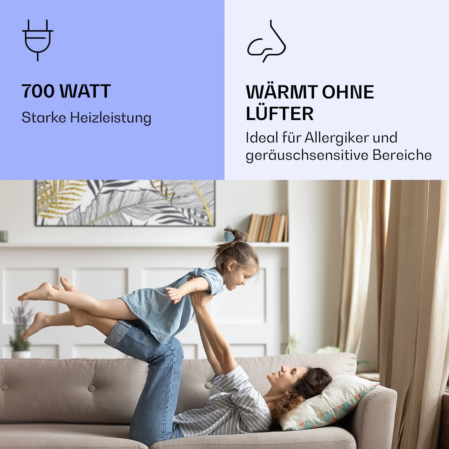 Wonderwall Air Art Smart Infrarotheizung Blatt 120x60cm 700W 7 Wonderwall Air Art Smart Infrarotheizung Blatt 120x60cm 700W – Bild 5