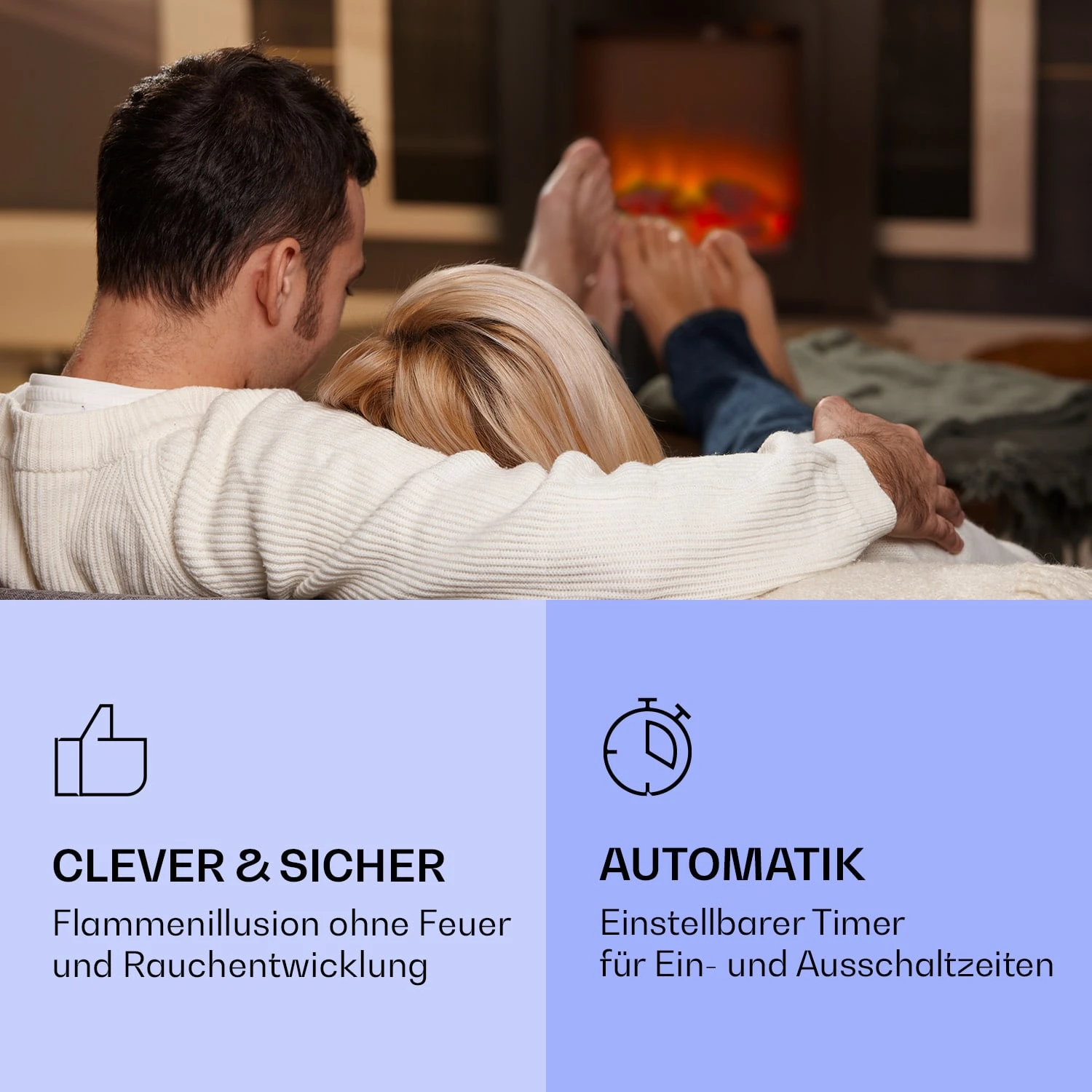 Elbrus Elektrokamin 2000 W LED-Technik Fernbedienung 6 Elbrus Elektrokamin 2000 W LED-Technik Fernbedienung – Bild 4