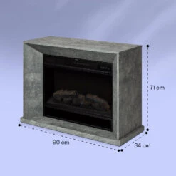 Crater Lake Elektrokamin 1900 W LED-Technik Fernbedienung -Haushaltsgeräte Store 10037982 yy 0007 logo