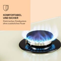 Victoria 5 Gaskochfeld 5-flammig Sabaf-Brenner Glaskeramik Retro-Look -Haushaltsgeräte Store 10038377 de 0004 logo