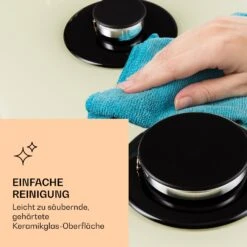 Victoria 5 Gaskochfeld 5-flammig Sabaf-Brenner Glaskeramik Retro-Look -Haushaltsgeräte Store 10038377 de 0007 logo