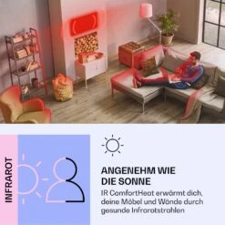 Wondersky Decken-Infrarotheizstrahler 2-er Set 700W 60 X 6 X 120 Cm (BxHxT) IP44 -Haushaltsgeräte Store 10038381 de 0004 logo