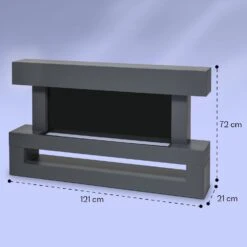 Studio Light & Fire 3 Smart Kamin 1000/2000W MDF WiFi-Steuerung -Haushaltsgeräte Store 10038384 yy 0007 logo