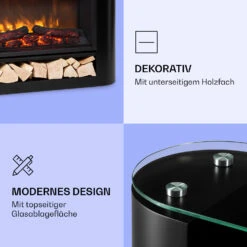 Studio 10 Arc Elektrokamin 1800 W LED-Flammen Heizlüfter Fernbedienung 12 Studio 10 Arc Elektrokamin 1800 W LED-Flammen Heizlüfter Fernbedienung -Haushaltsgeräte Store 10038403 de 0005 logo
