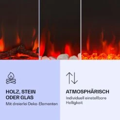 Galeras Elektrischer Wand- Und Einbaukamin 1800 W LED 3 Farben Timer 13 Galeras Elektrischer Wand- Und Einbaukamin 1800 W LED 3 Farben Timer -Haushaltsgeräte Store 10038688 de 0004 logo