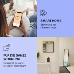 La Palma 900 Smart Infrarotstrahler Konvektor 40x160cm 900W Spiegel Standfuß -Haushaltsgeräte Store 10039839 de 0003 logo