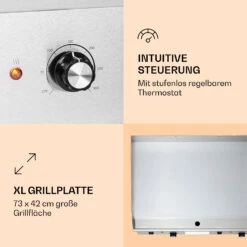 Grillmeile 4400 Elektrogrill Plancha 2x2200W Grillplatte Edelstahl 12 Grillmeile 4400 Elektrogrill Plancha 2x2200W Grillplatte Edelstahl -Haushaltsgeräte Store 10039914 de 0003 logo